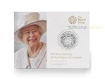 20 Pfund Pound 90th Birthday Queen Elizabeth II. Großbritannien Silber BU 2016