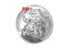 50 Francs African Ounce Flusspferd Hippo Ruanda 1 oz Silber PP 2017