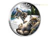 50 Cents The Cubs Lynx Luchs Tuvalu 1/2 oz Silber 2016 PP **