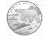20 $ Dollar Nature's Impressions: Polar Bear Eisbär Kanada 1 oz Silber PP 2017 **