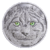 15 $ Dollar In the Eyes of the Lynx - Augen des Luchs Kanada Silber PP 2017 **