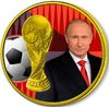 3 Rubel Fussball WM Fifa World Cup Putin Russland 1 oz Silber 2018