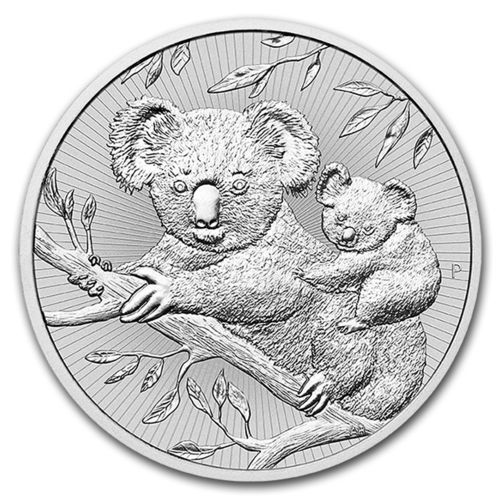 2 $ Dollar Next Generation Series Koala Piedfort Australien 2 oz Silber 2018 **
