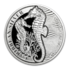 1 $ Dollar Caribbean Seahorse - Seepferdchen Barbados 1 oz Silber 2019