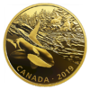 30 $ Dollar Predator & Prey - Orca & Sea Lions Silver Gold Plated Kanada 2 oz Silber PP 2019 **