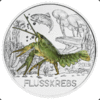 3 Euro Tier-Taler Der Flusskrebs - Crayfish Österreich handgehoben 2019