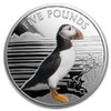5 Pfund Pounds Proof Puffin - Papageientaucher Alderney 1 oz Silber PP 2019 **