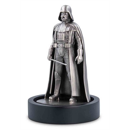 Star Wars - Darth Vader Miniatur Skulptur Silber 2019