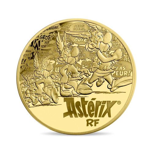 100 Euro 60th Anniversary - 60 Jahre Asterix Frankreich 1/2 oz Gold PP 2019