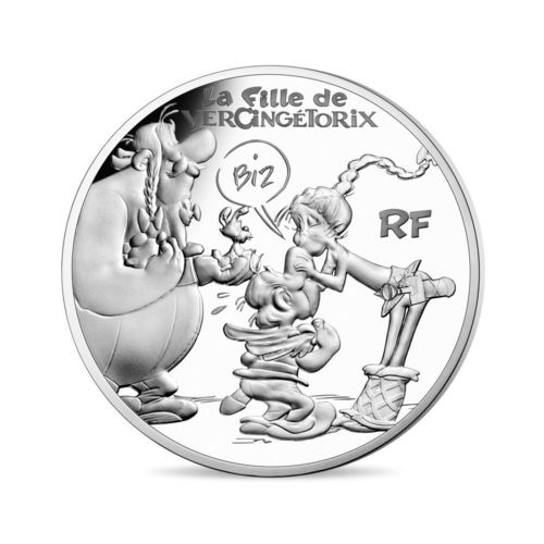 10 Euro 60 Jahre Asterix - Vercingetorix Frankreich Silber PP 2019