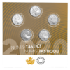 5 x 25 Cents - 5-Coin Numis-tastic Set Kanada 2020 **