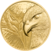 1000 Togrog Majestic Eagle - Adler High Relief Mongolei 1/10 oz Gold 2020