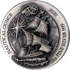50 Francs Nautical Ounce Mayflower High Relief # 40/4 Ruanda Rwanda 1 oz Silber Antique Finish 2020