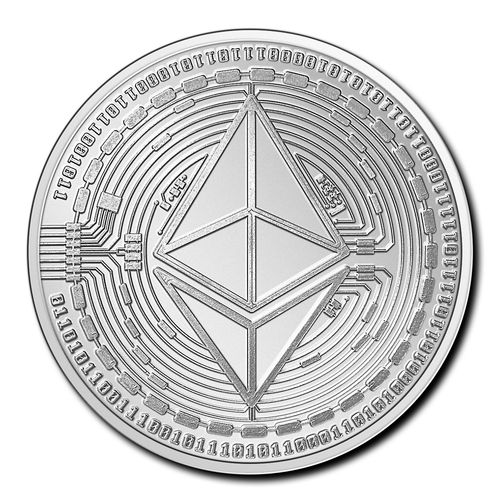 5000 Francs Crypto Coin Series - Kryptowährungen Ethereum Tschad Chad 1 oz Silber 2020 **