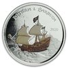 2 $ Dollar EC8 - Eastern Caribbean 8 - Rum Runner Antigua & Barbuda 1 oz Silber PP 2020 **