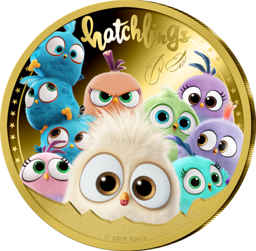 The Angry Birds™ Hatchlings Gold Plated - vergoldet PP 2020
