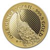 100 Pounds Pfund Cash India Wildlife - The Peacock - Pfau St. Helena 1 oz Gold 2020