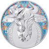 50 Yuan Lunar Ox coloured - Ochse Farbe farbig China 150 Gramm Silber PP 2021 **