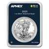 1 Dollar Silver American Eagle USA Apmex MintDirect® Premier + PCGS First Strike 1 oz Silber 2021 **