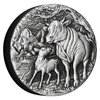2 $ Dollar Lunar III Year of Ox Ochse High Relief Australien 2 oz Silber Antique Finish 2021 **