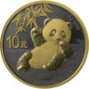 10 Yuan Golden Ring Edition - Panda China 30 Gramm Silber 2020 **