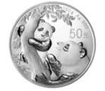 50 Yuan Panda China 150 Gramm Silber PP 2021 **