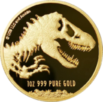 250 $ Dollar Jurassic World Niue Island 1 oz Gold Premium Uncirculated 2021 **