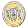 250 $ Dollar Her Majesty Queen Elizabeth II's Tiara Kanada Gold PP 2021
