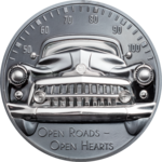10 $ Dollar Classic Car – Open Roads Cook Islands 2 oz Silber Black Proof 2021 **