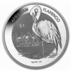1 $ Dollar American Flamingo British Virgin Islands 1 oz Silber 2021 Reverse Frosted BU **