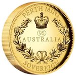 50 $ Dollar Australian Sovereign Privy Mark "95" High Relief Piedfort Australien Gold PP 2021