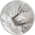 2000 Togrog Mystic Wolf High Relief Mongolei 3 oz Silber 2021 **