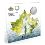 5 $ Dollar Moments to Hold - Canada's Arboreal Emblem Maple Leaf Kanada 1/4 oz Silber 2021 **