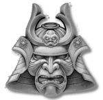 5 $ Dollar Ancient Warriors - Samurai Mask Shaped Samoa 2 oz Silber Antique Finish 2021 **