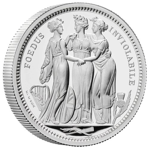 5 Pfund Pounds The Great Engravers - Three Graces Grossbritannien UK 2 oz Silber PP 2020