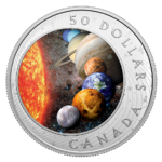 50 $ Dollar The Solar System - Das Sonnensystem Kanada 5 oz Silber 2021 **