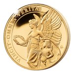 5 Pound Pfund The Queen's Virtues - Truth St. Helena 1 oz Gold PP 2021