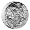 2 $ Dollar Chinese Myths and Legends - Dragon - Drache High Relief Australien 2 oz Silber PP 2021 **