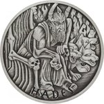 1 $ Dollar Gods of Olympus - Hades Tuvalu 1 oz Silber Antique Finish 2021 **