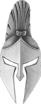 2 $ Dollar Ancient Warriors - Spartan Warrior Mask Shaped Fiji 2 oz Silber Antique Finish 2021 **