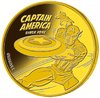 5 $ Dollar Marvel - 80th Anniversary - 80 Jahre Captain America Cook Islands 0,5 Gramm Gold PP 2021
