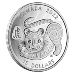 15 $ Dollar Lunar Tiger Kanada 1 oz Silber PP 2022 **