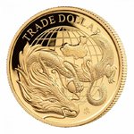 5 Pound Pfund Modern Trade Dollar - Chinese Trade Dollar St. Helena 1 oz Gold PP 2021