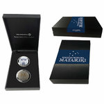2 x 1 $ Dollar Whanau Marama - Family of Light Silver Coin Set Neuseeland 2 x 1 oz Silber PP 2021 **