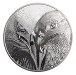 20000 Togrog Majestic Eagle - Adler Ultra High Relief Mongolei 1 kilo kg Silber PP 2021 **