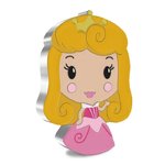 2 $ Dollar Chibi Disney™ Princess - Aurora - Dornröschen Niue Island 1 oz Silber 2021 **