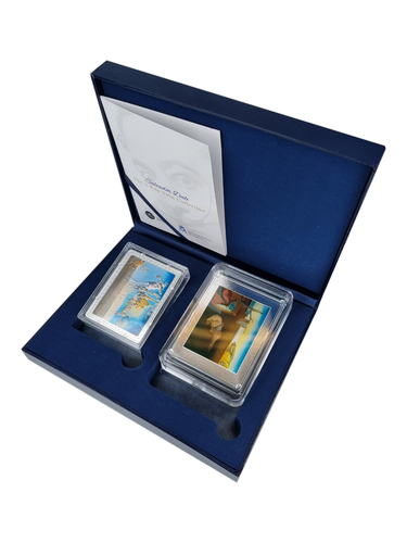 150 + 250 Euro Museum Masterpieces - Salvador Dali - Spanien + Frankreich 2 x 1/2 kg Silber PP 2021