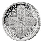 1 Pound Pfund Masterpiece Gothic Crown St. Helena 1 oz Silber PP 2022