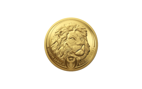 50 Rand BIG FIVE II - Lion - Löwe Südafrika South Africa 1 oz Gold PP 2022