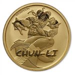 100 $ Dollar Street Fighter - Chun Li Tuvalu 1 oz Gold 2022